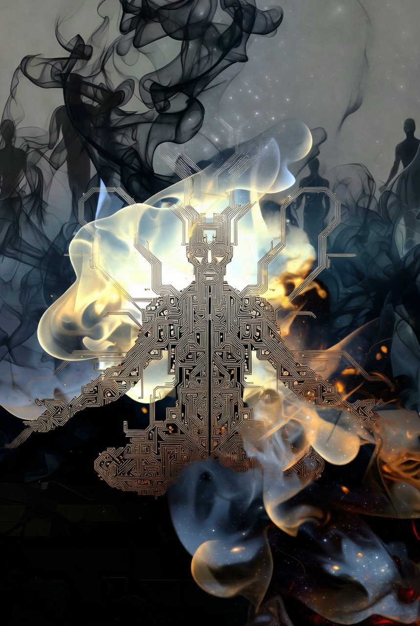 "The Guru" - artwork by Michael Redfearn