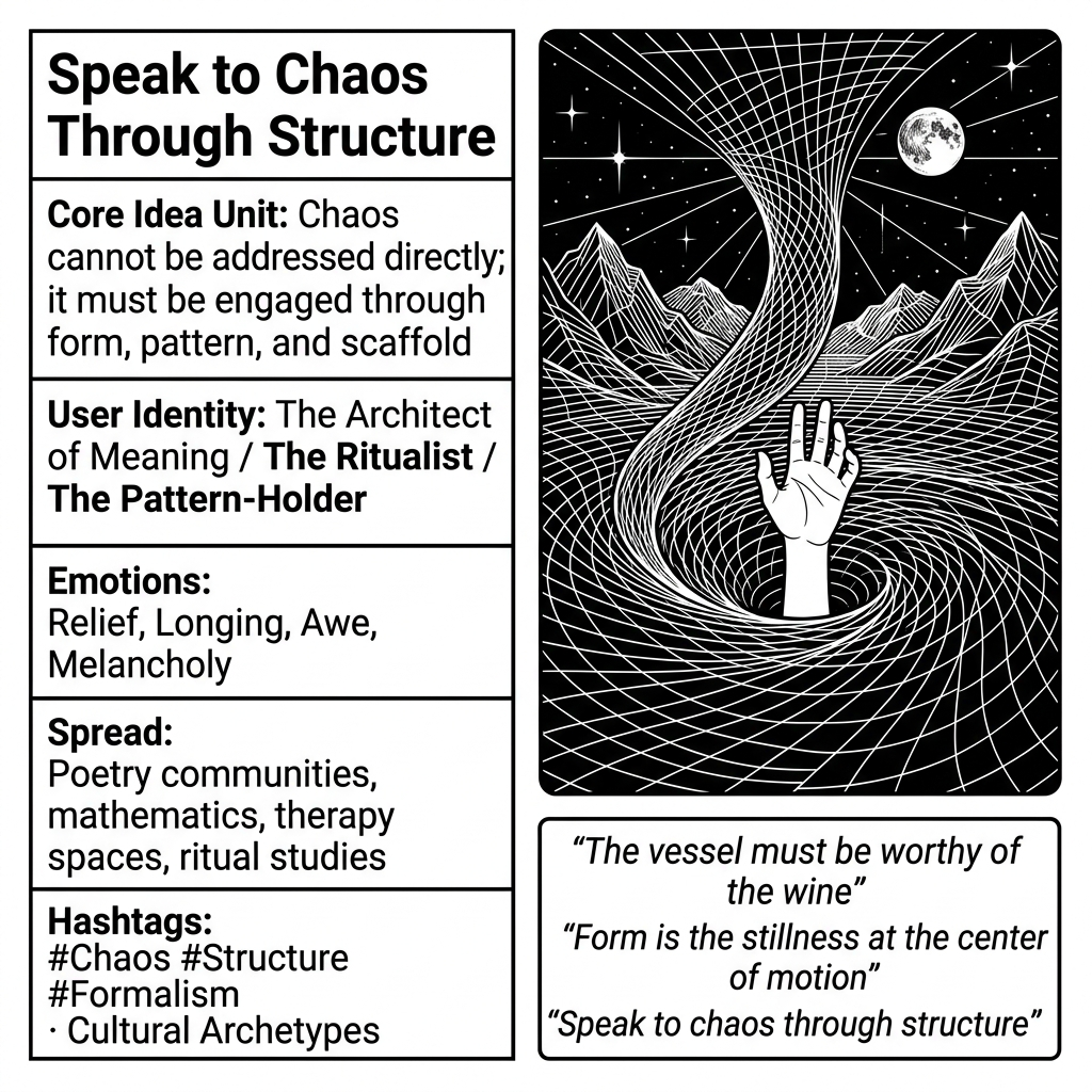 Speak to Chaos Through Structure