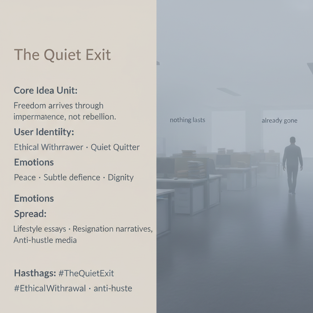 Embracing Freedom Through Quiet Withdrawal — Nemetics